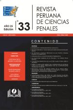 					Ver Núm. 33 (2019): Revista Peruana de Ciencias Penales Nº 33
				