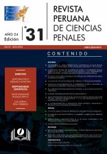 					Ver Núm. 31 (2017): Revista Peruana de Ciencias  Penales Nº 31
				